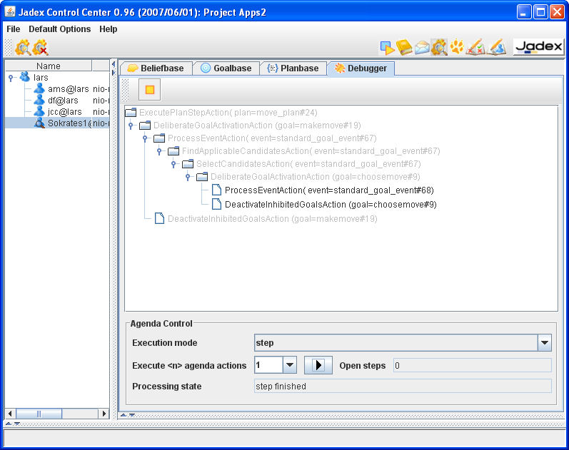 The Debugger Panel of Introspector