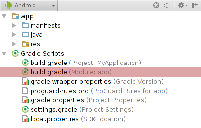 Build gradle